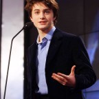Evening Standard Film Awards 2003 At The Savoy Hotel London... Stars Of Film And Stage Attended The Glamourous Event. Actor Daniel Radcliffe Presennted The Best Technical Achievment Award Too Eve Stewart For Production Design Of 'all Or Nothing'.