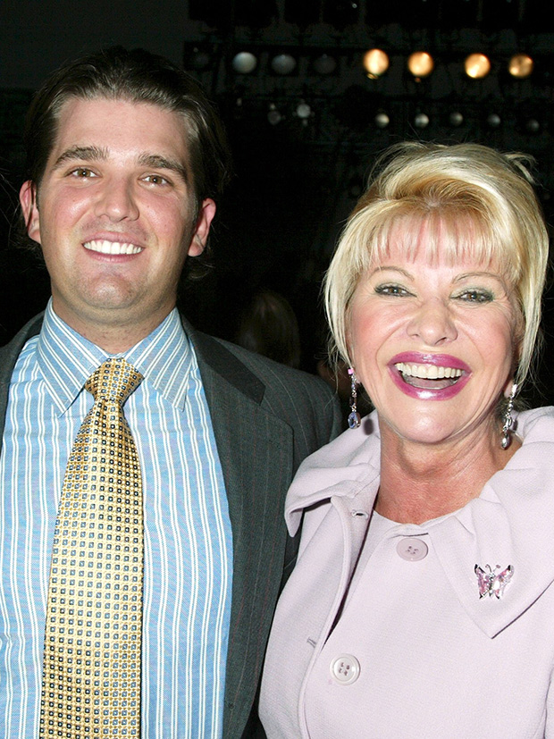 Donald Trump Jr and Ivana Trump