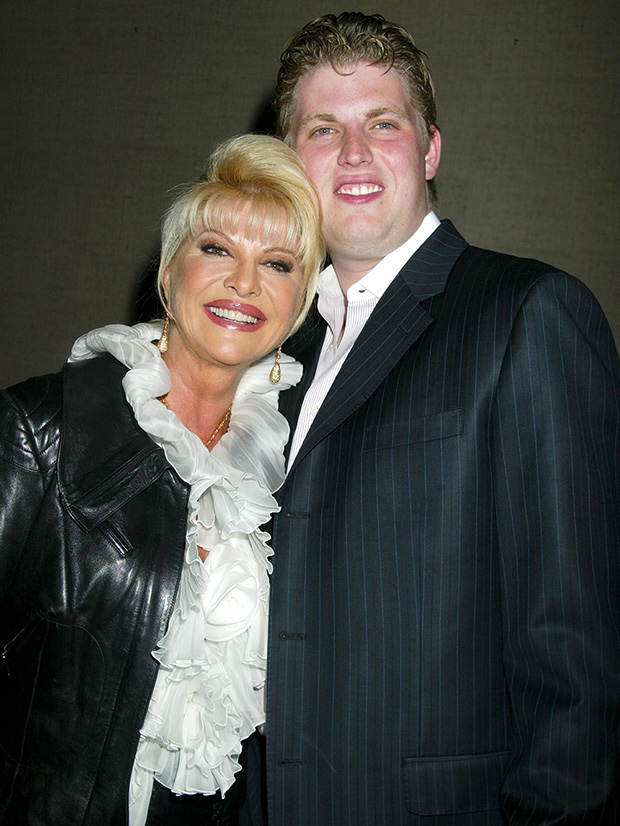 Ivana Trump and Eric Trump 