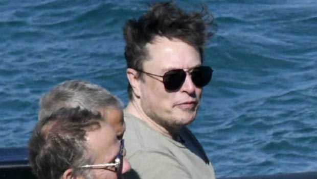 Elon Musk goes shirtless on yacht in Mykonos after Natasha Bassett split