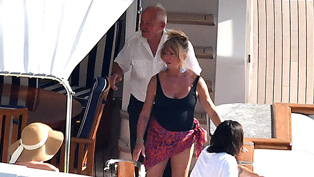 Goldie Hawn, 76, Pairs Black Swimsuit With Sexy Sarong On Italian Getaway With Kurt Russell: Photos