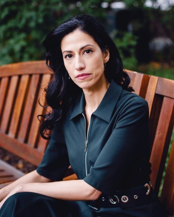 Huma Abedin poses for a portrait in a New York park to promote his memoir "Both/And: A Life in Many Worlds" at Huma Abedin Portrait Session, New York, United States - 27 Oct 2021