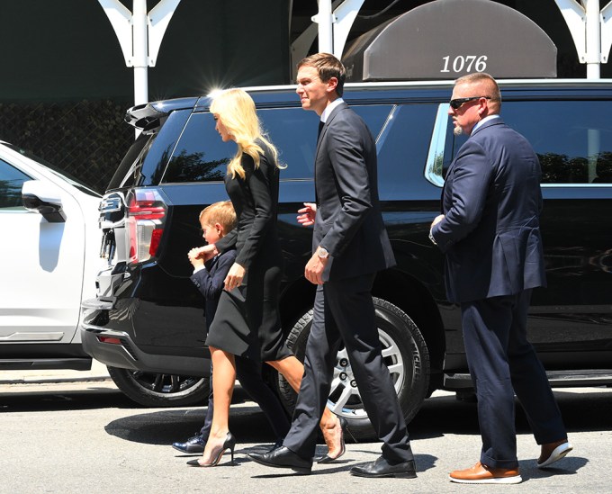 Ivanka Trump & Family At The Funeral