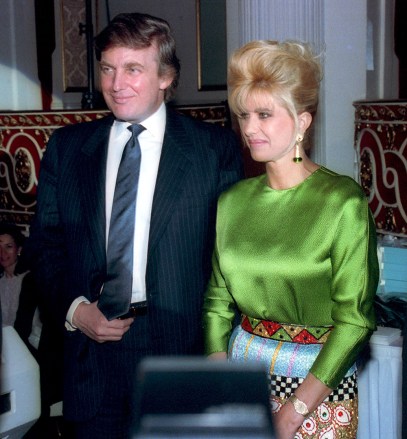 Donald and Ivana Trump Donald Trump, left, and his ex-wife, Ivana Trump stand together at a reception prior to the Hotel Industry Annual Candlelight Gala held at New York's Plaza Hotel, Tues., . Trump announced plans earlier in the day to convert most of the Plaza Hotel into luxury condominiums, a move that could cost Ivana her job running the hotel
DONALD AND IVANA TRUMP, NEW YORK, USA