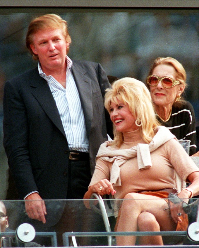 Donald & Ivana At The US Open