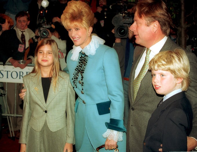 Ivana Trump & Kids In 1993