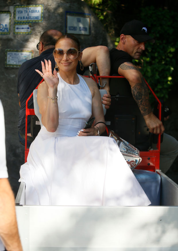 Jennifer Lopez in Italy