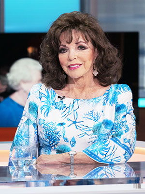 Joan Collins 2022 Without Makeup