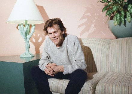 Kevin Bacon, who burst on the movie scene in the hit movie "Footloose," sits in the Sunset Marquis Hotel and discusses his effort in the John Hughes movie, "She's Having a Baby," in Los Angeles, . Says Bacon, "I fought so hard not to be a teen idol. I fought to stay off the magazines and out of the papers." Not so anymore, according to the 29-year-old, once-reluctant star. "I've sort of gained a perspective on that
Kevin Bacon 1988, Los Angeles, USA