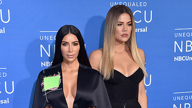 Kim & Khloe Kardashian Twin In Black Bikinis On Khloe’s ‘Kamp Koko’ Tropical Getaway: Photos