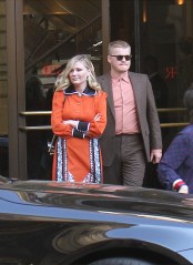 Kirsten Dunst and fiance Jesse Plemons as they leave the Hotel Savoy
Celebrities out and about, Italy - 29 May 2017