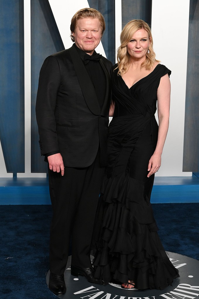 Kirsten Dunst & Jesse Plemons At The 2022 Vanity Fair Oscar Party