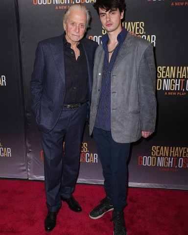 Michael Douglas and Dylan Michael Douglas
'Good Night, Oscar' Broadway Opening Night, New York, USA - 24 Apr 2023