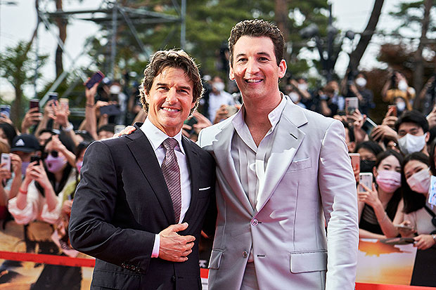 Miles Teller et Tom Cruise