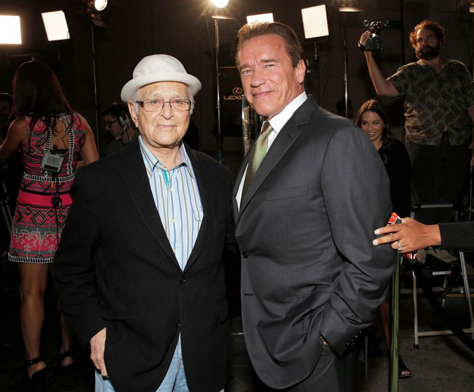 Norman Lear & Arnold Schwarzenegger In 2014
