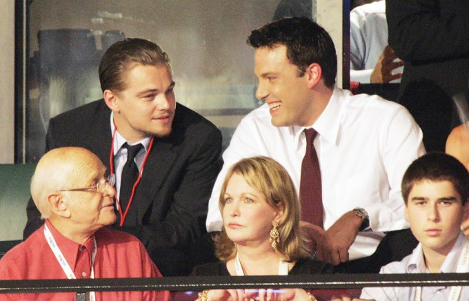 Norman Lear Joins Leonardo DiCaprio & Ben Affleck At 2004 Democratic National Convention