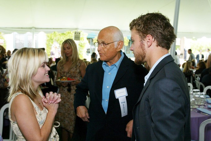 Reese Witherspoon, Norman Lear & Ryan Phillippe In 2002