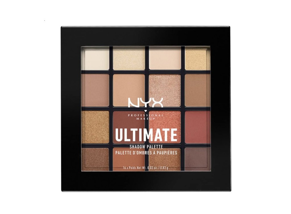 A Nyx eyeshadow palette.