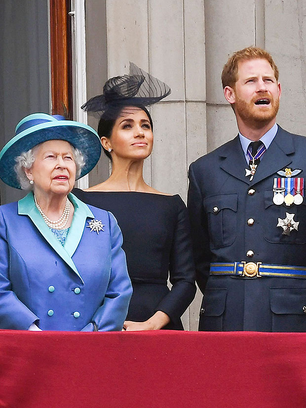 Queen Elizabeth, Meghan Markle, Prince Harry