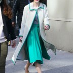 Rachel Brosnahan At "The Marvelous Mrs Maisel" Set In NYC