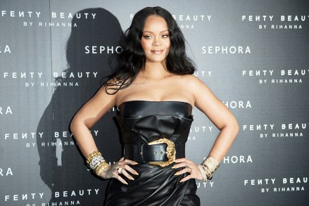 MILAN, ITALY - APRIL 05: Rihanna attends Sephora Fenty Beauty by Rihanna launch event on April 5, 2018 in Milan, Italy. ; Shutterstock ID 1079096843; purchase_order: photo; job: paige
