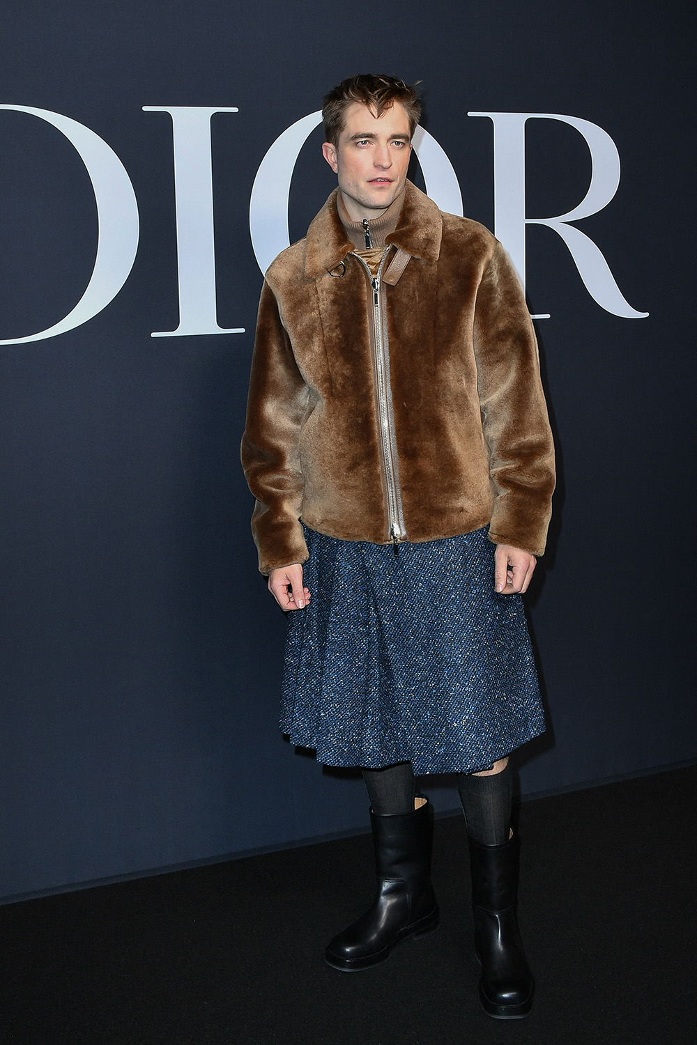 Robert Pattinson attends the Dior show in Paris