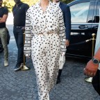 EXCLUSIVE: Selena Gomez leaving her hotel in Paris
