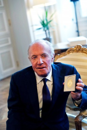 US actor James Caan poses after being awarded with the Vermeil Paris medal, at the Paris city Hall, in Paris James Caan, Paris, France - 06 Dec 2018