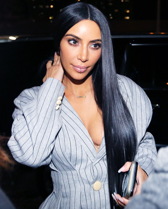 Kim Kardashian’s Lip Ring