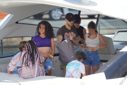 Matt Pokora and Christina Milian are seen on a boat during their vacation in Saint-Tropez, France on July 27, 2022.Pictured: Christina Milian,Matt PokoraRef: SPL5328984 270722 NON-EXCLUSIVEPicture by: SplashNews.comSplash News and PicturesUSA: +1 310-525-5808London: +44 (0)20 8126 1009Berlin: +49 175 3764 166photodesk@splashnews.comUnited Arab Emirates Rights, Australia Rights, Bahrain Rights, Canada Rights, Greece Rights, India Rights, Israel Rights, South Korea Rights, New Zealand Rights, Qatar Rights, Saudi Arabia Rights, Singapore Rights, Thailand Rights, Taiwan Rights, United Kingdom Rights, United States of America Rights
