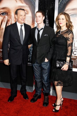 Tom Hanks, Chet Hanks and Rita Wilson 'Extremely Loud and Incredibly Close' film premiere, New York, America - 15 Dec 2011