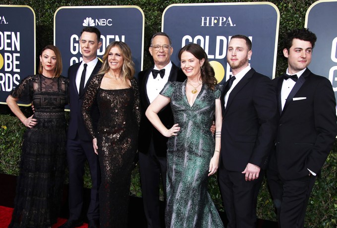 Tom Hanks & His Family