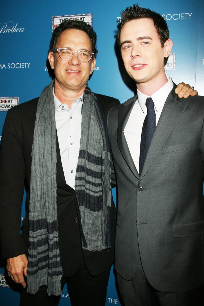 Tom & Colin Hanks At ‘The Great Buck Howard’ Premiere