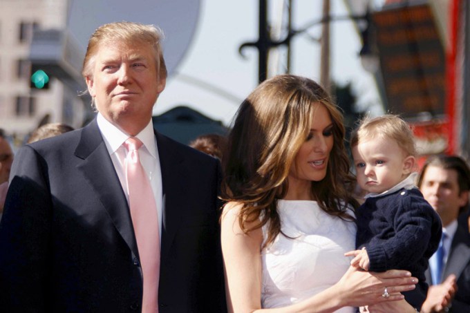 Donald Trump & Family In 2007