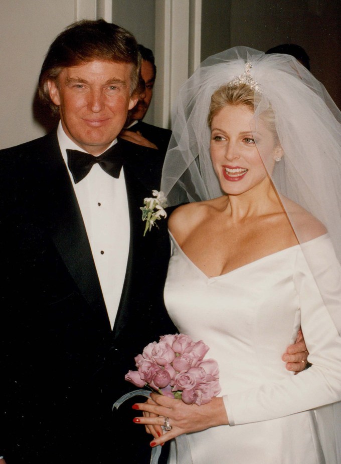 Donald Trump & Marla Maples Wed