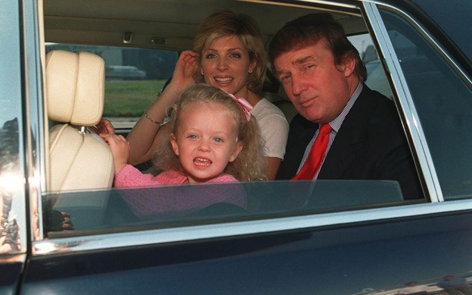 Donald Trump & Family In Paris In 1996