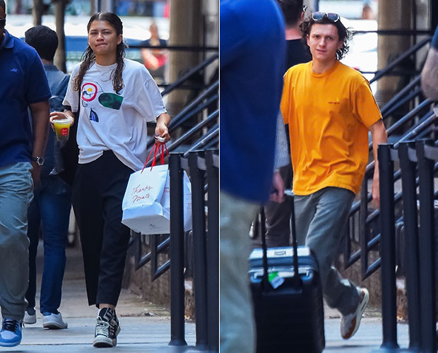 Zendaya arriving at the airport in New York yesterday : r/TomdayaUpdates