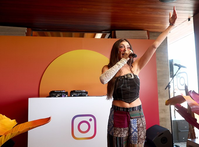 Leah Kate performs at Instabeach