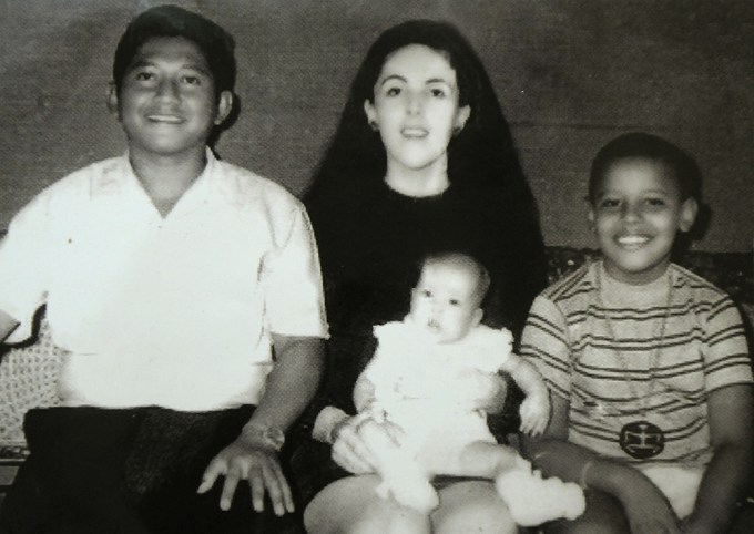Barack Obama & Family In Indonesia