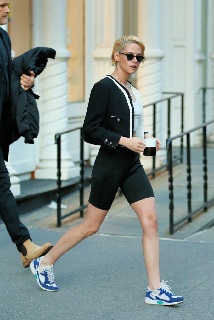 Stars In Bike Shorts: Kristen Stewart & More