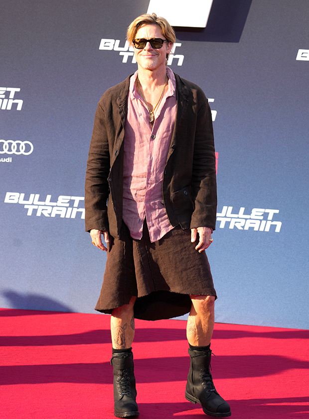 Brad Pitt Bullet Train premiere