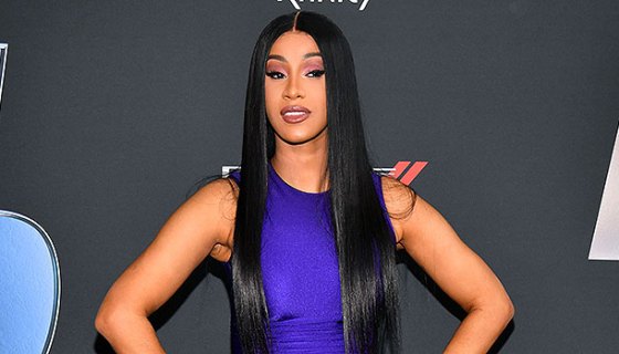 Cardi B natural hair