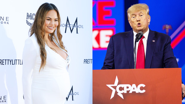 Pregnant Chrissy Teigen Shades Donald Trump Over House Raid With 1st Ultrasound Photo