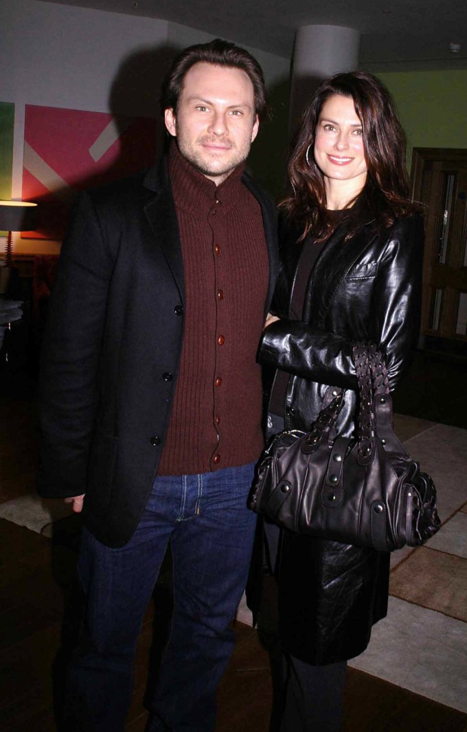 Christian Slater and his former wife