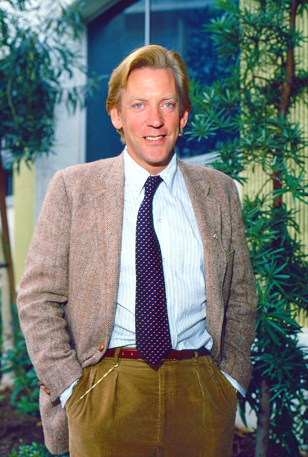 Donald Sutherland photoshoot, Beverly Hills, Los Angeles, California, USA - 12 Dec 1980