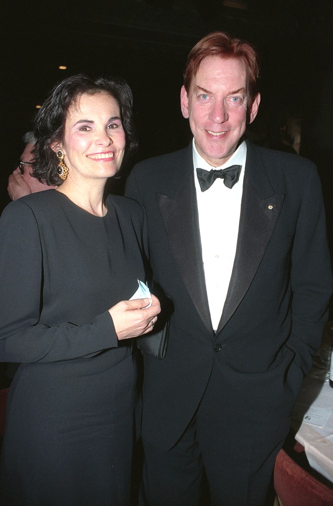 Donald Sutherland & Francine Racette At The 1991 BAFTAs