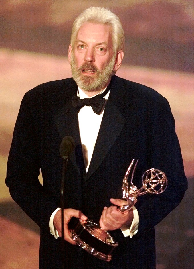 Donald Sutherland Wins An Emmy