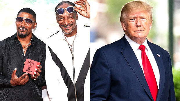 Donald Trump, Snoop Dogg, & Jamie Foxx