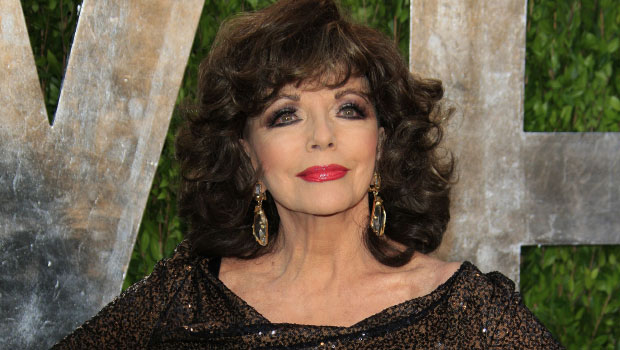 Joan Collins, 89, looks sensational in a blue bikini while on vacation with BF Percy Gibson, 57