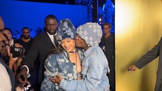Paris, FRANCE - *EXCLUSIVE* - A$AP Rocky gives Rihanna a big kiss after attending the Louis Vuitton show in Paris. Pictured: A$AP Rocky, Rihanna BACKGRID USA 20 JUNE 2023 USA: +1 310 798 9111 / usasales@backgrid.com UK: +44 208 344 2007 / uksales@backgrid.com *UK Clients - Pictures Containing Children Please Pixelate Face Prior To Publication*